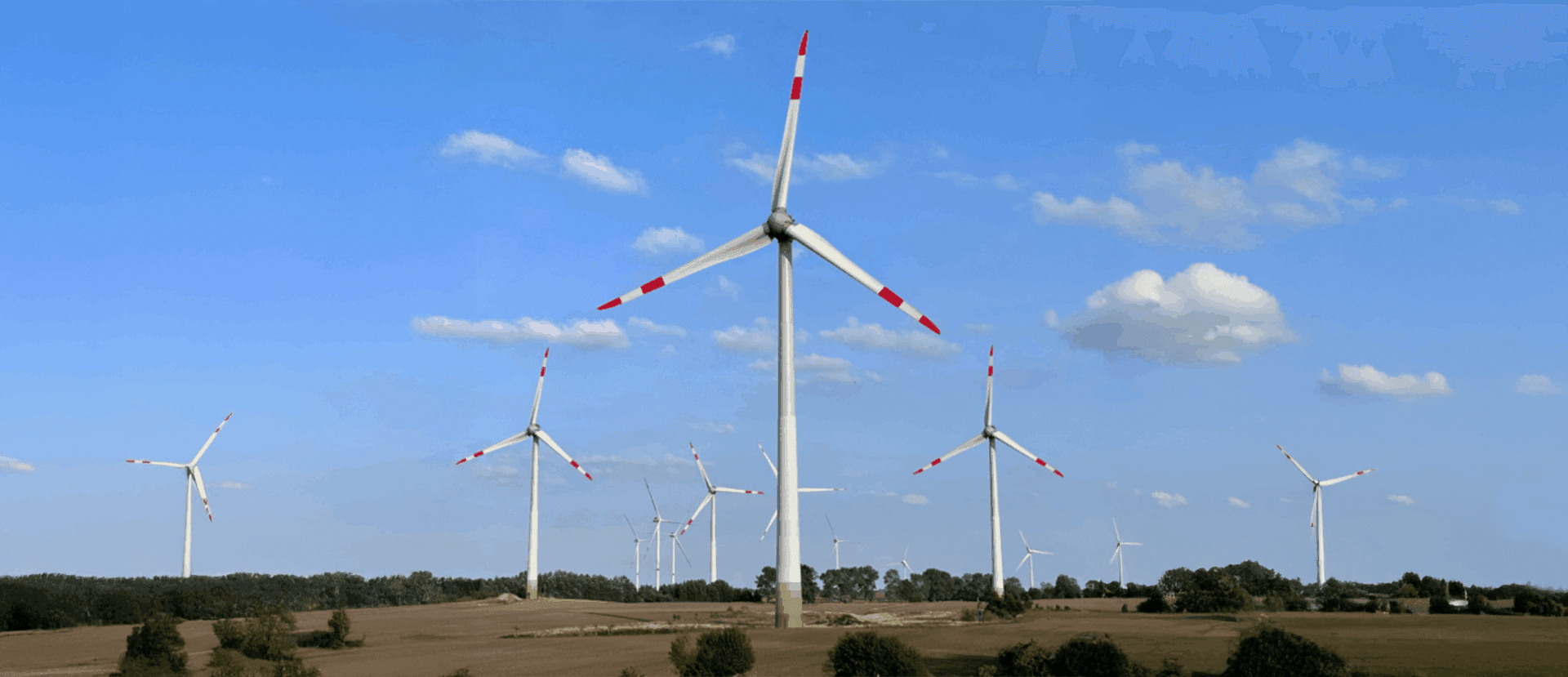 Energy wind power plants