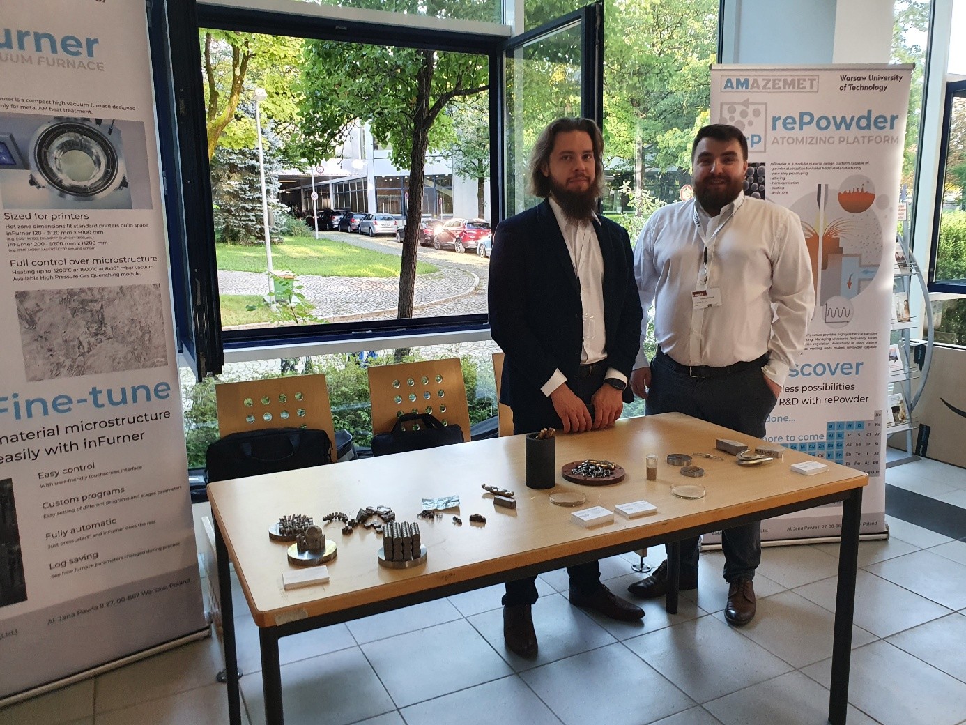 Figure 1 AMAZEMET booth at the 2022 